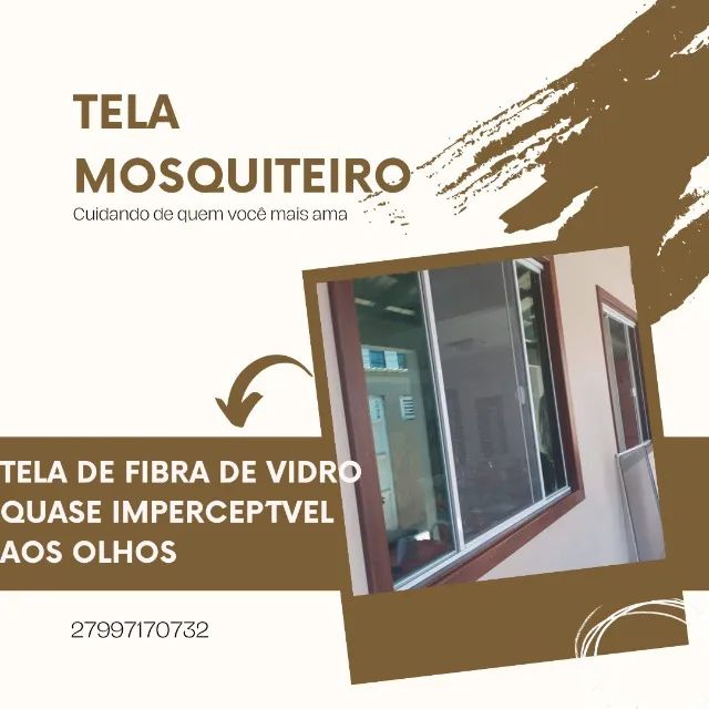 Telas mosquiteiro para residencias e comercio  - Foto 3