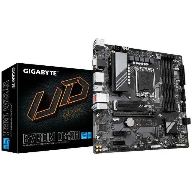 Placa-Mãe Gigabyte B760m DS3h, DDR5, LGA1700