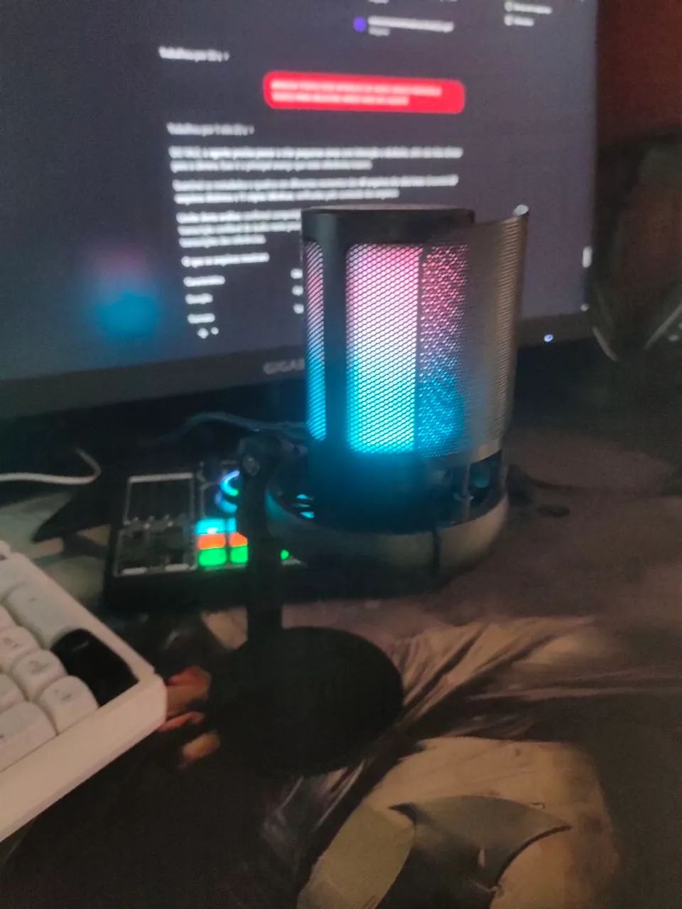 USB RGB Microfone  - Foto 2