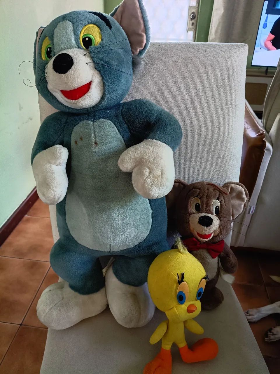 Pelúcias do Tom e Jerry e PiuPiu 