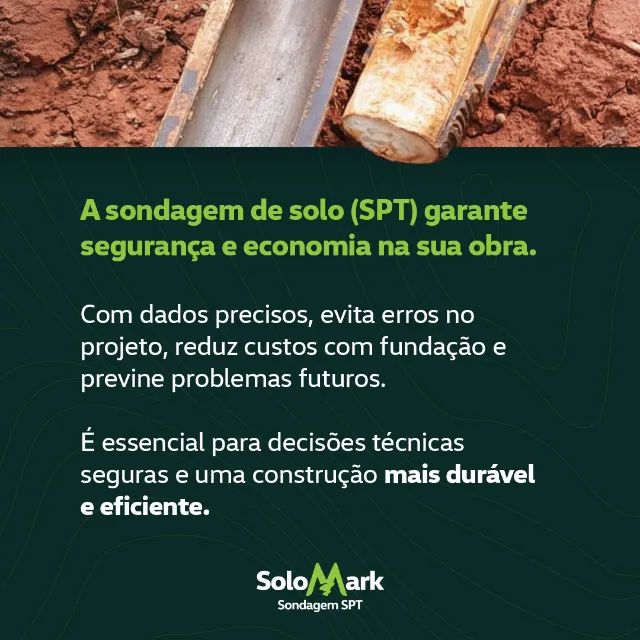 Sondagem de Solo - SPT e Trado - O Melhor Custo-benefício da Região - Foto 3