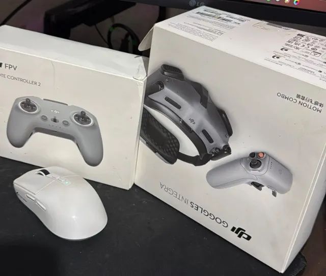 DJI GOGGLES INTEGRA + Controle Remoto DJI FPV 2  - Foto 5