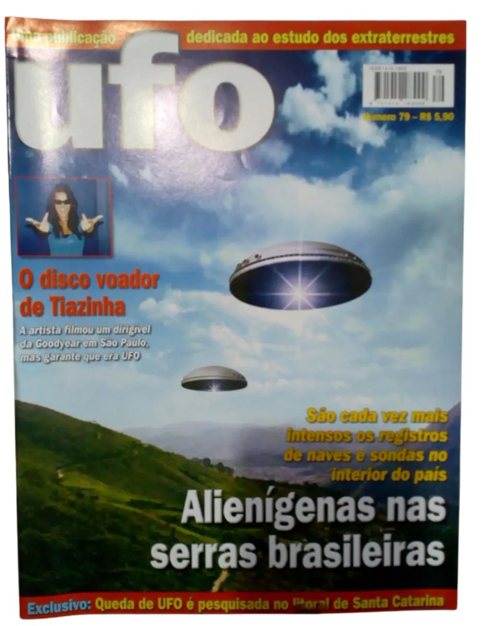 Lote com 10 Revistas UFO - Coleção Selecionada - Números de 70 à