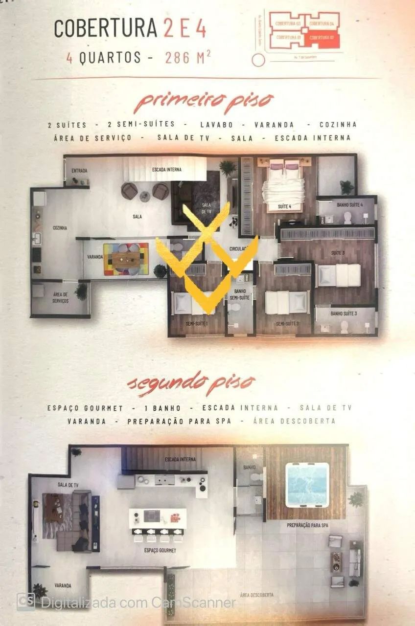 Cobertura residencial à venda no Centro de Divinópolis com 286 m² - Foto 2