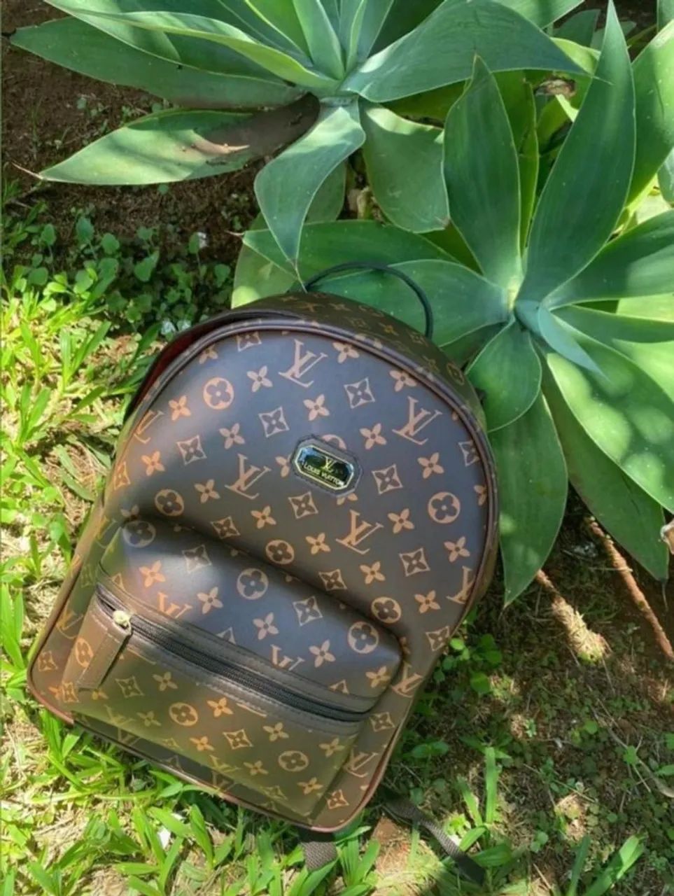 Kit Mochila e Necessaire Monograma Louis Vuitton Confecção Premium - Foto 2