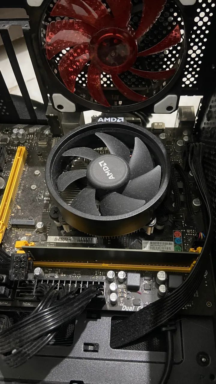 b450m placa mae pc gamer roda tudo - Foto 3