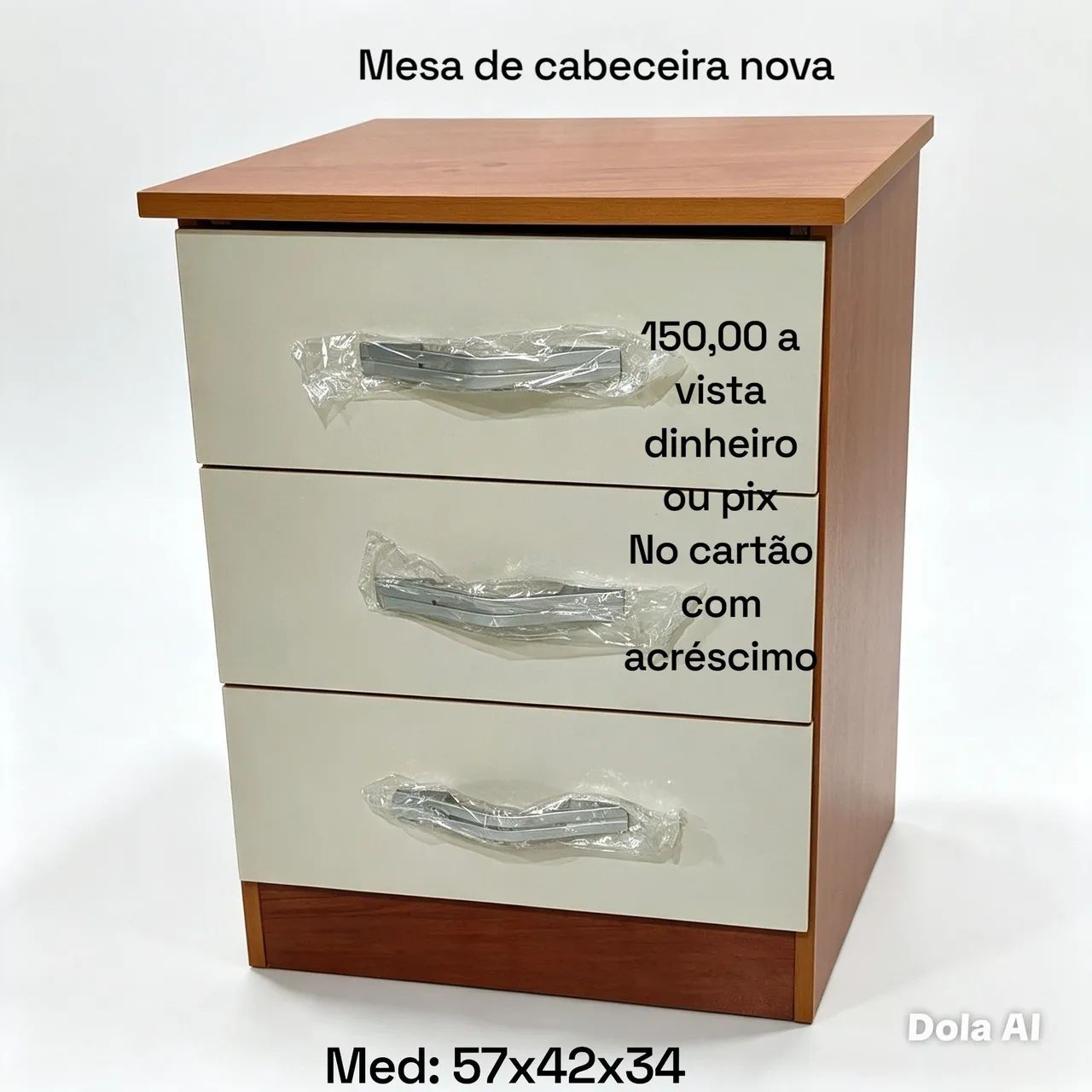 Mesa de cabeceira nova 