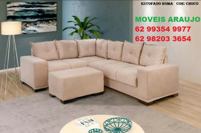 Sofa canto + puff roma zapp * - Foto 3