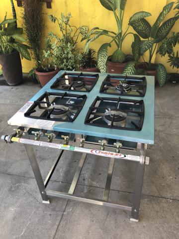 Fogão industrial em inox com ou sem forno em inox - ideal para restaurantes - Foto 2