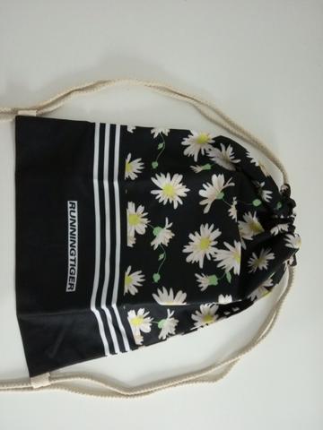 Mochila de Saco com Cordão Sacochila Caveira - Foto 3