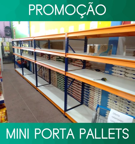 Mini Porta Pallets | Indicados para Estoques, Comércios e Geral