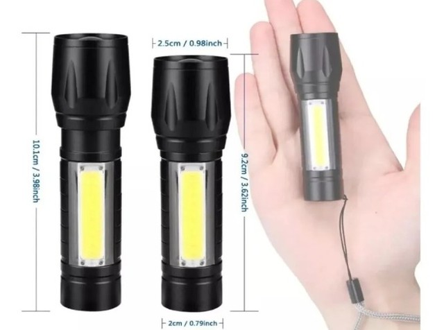 Mini Lanterna Tática Usb Recarregável  - Foto 4