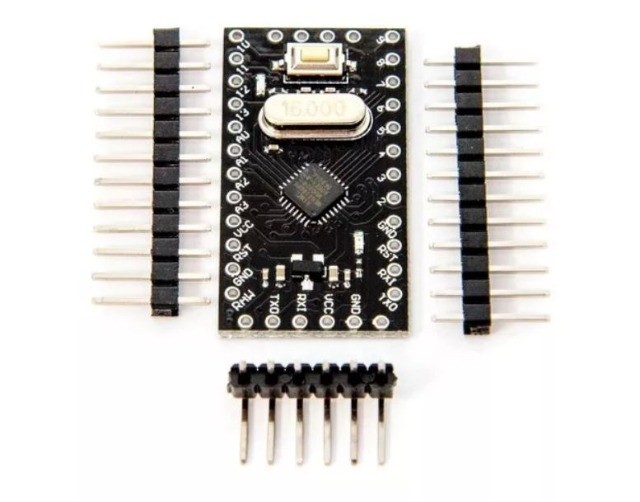 COD-A5     Arduino Mini Pro Atmega 168 Board 5V 16Mhz Arduino Automação Robotica - Foto 2