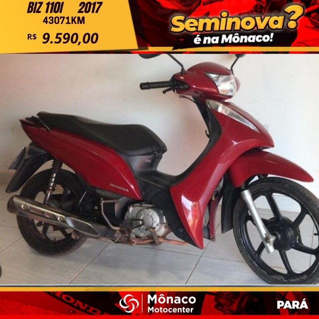 BIZ 110 ANO 2017 SEMINOVA