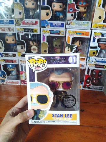 Action Figure Stan Lee - NerdDog Store Marvel Ironman Homem Aranha Vingadores - Foto 6