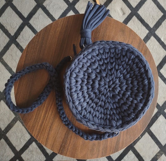 crochet santa bolsa