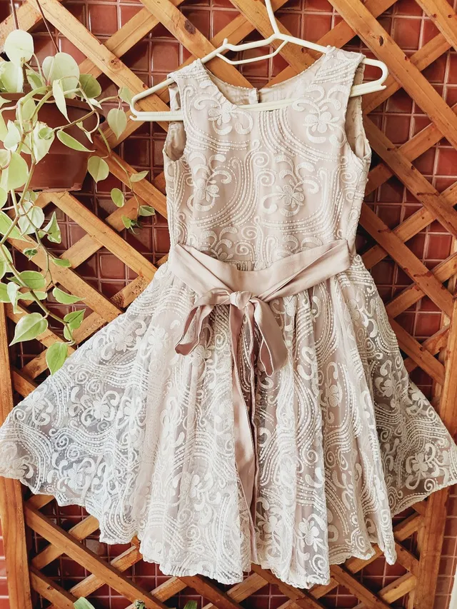 Vestido Infantil Preto Tule Ilusion - Casamento Formatura