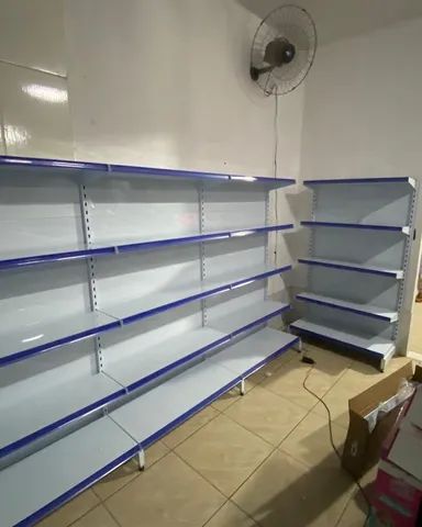 Rack cereal para supermercado Gôndolas novas de aço pronta entrega  - Foto 4