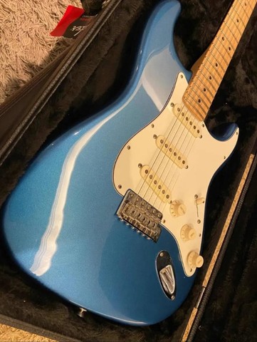 Guitarra Fender American Performer Stratocaster Lp Blue