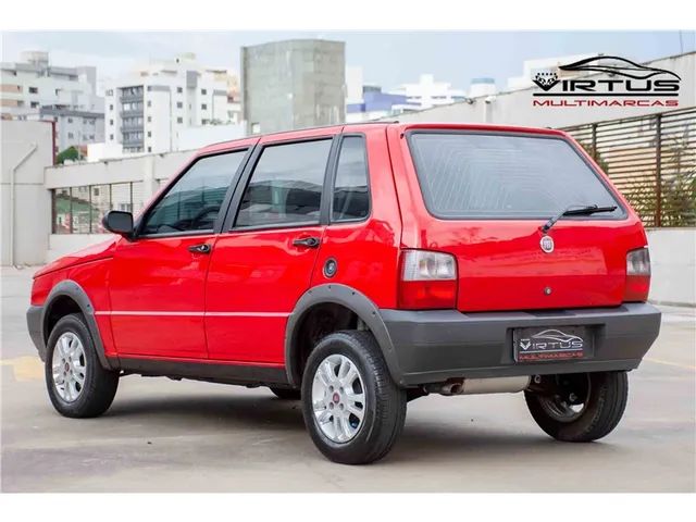 Fiat Uno Mille Way Econ, ano 2013, vermelho. (17492)