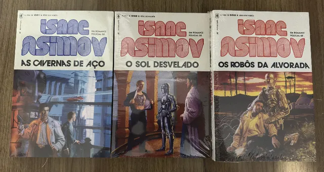 Livros - Isaac Asimov - Serie dos Robôs - Lacrados