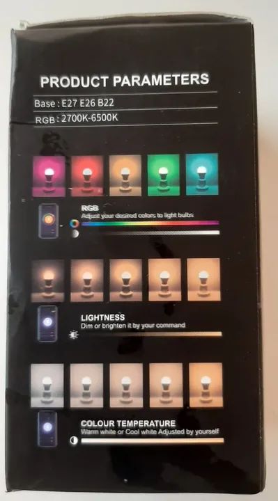 Lâmpada Colorida Tanya RGB 10W - nova - Foto 3