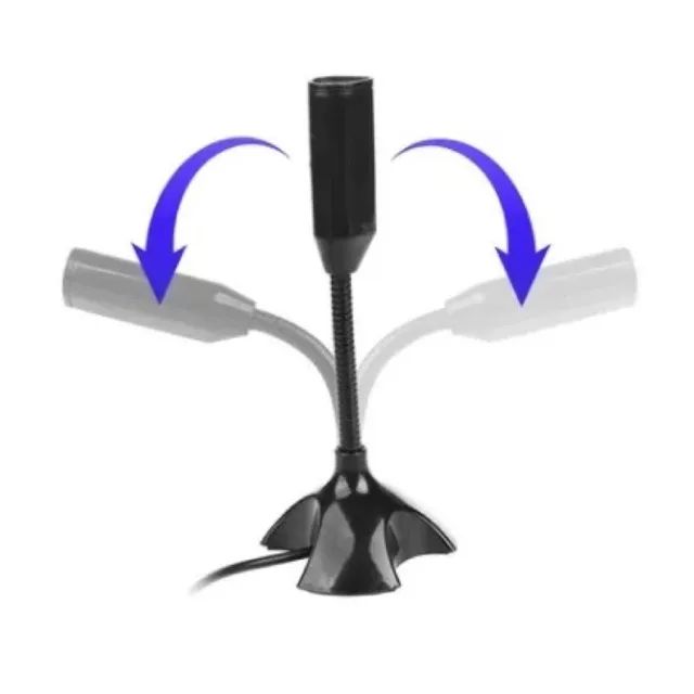 Microfone de mesa com fio USB para computador notebook  - Foto 3