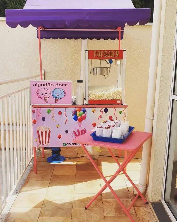 Pipoca e algodão-doce  - Foto 2