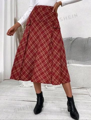 Saia xadrez shein  - Foto 2