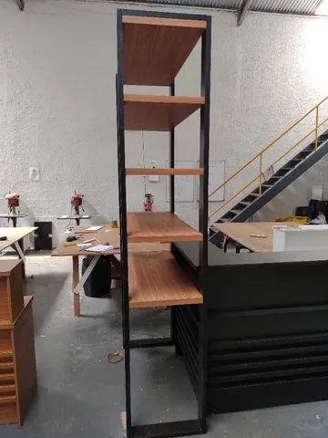 Estnte para escritorio modelo industrial - Foto 3