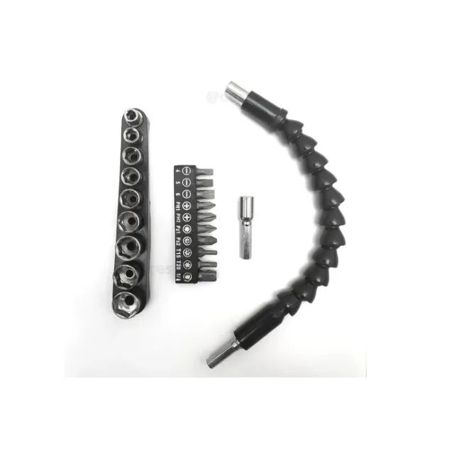 Kit Eixo Extensor Flexivel Universal 21pçs Sq-4257