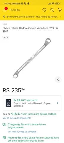CHAVE ESTRELA 32×36 - Foto 4