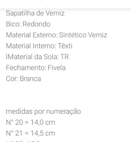 Sapatilha básica boneca branca, tam 21 - Foto 3