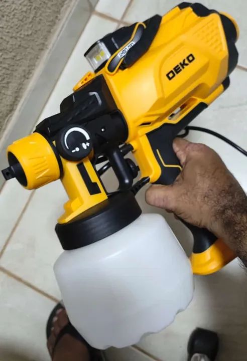 Pistola De Pintura 1.2l 550w 220v Com Led - Foto 2