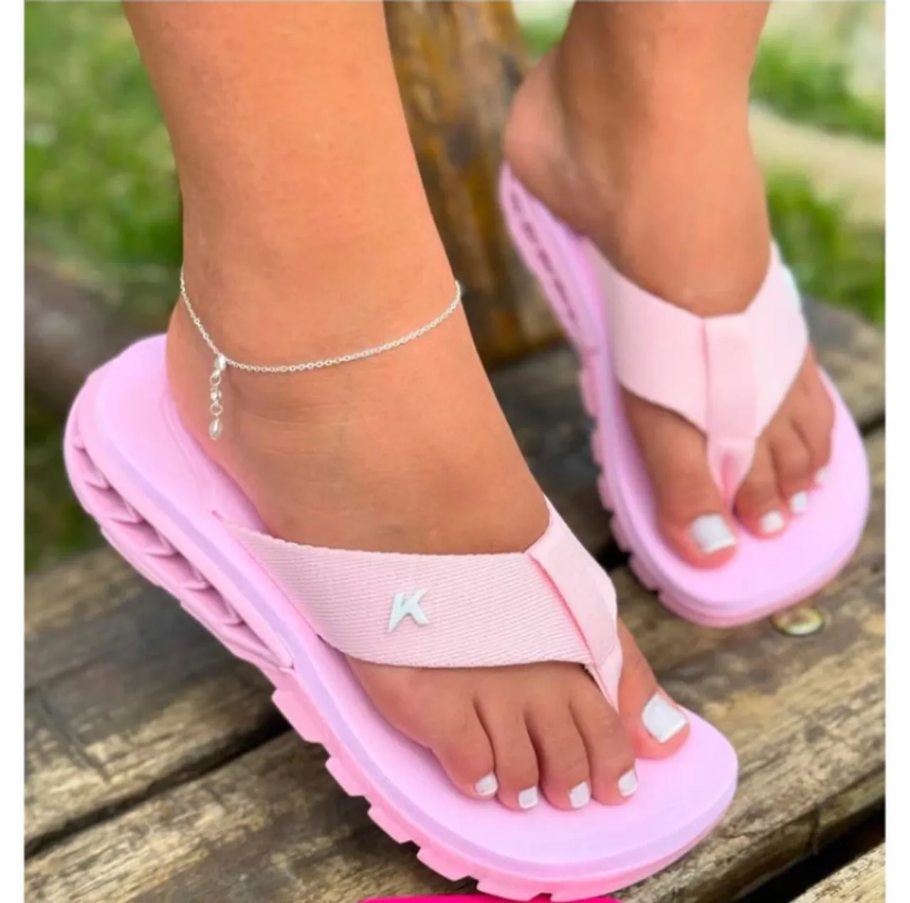 Chinelo sandália kenner Feminino Rosa