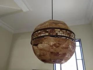 Luminária de teto pendente com estrutura em ferro - Foto 3