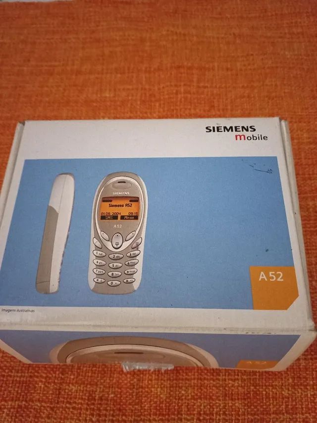 Celular antigo Siemens na caixa antigo  - Foto 4