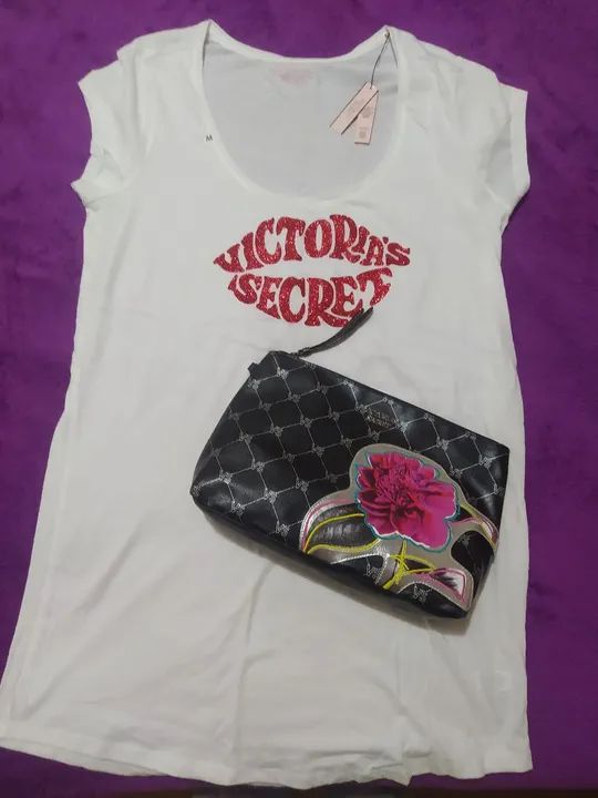 Kit Pijama M e Nécessaire Victoria's Secret original 