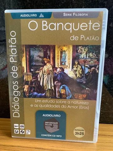Diálogos de Platão "O Banquete" - audiolivro em cd