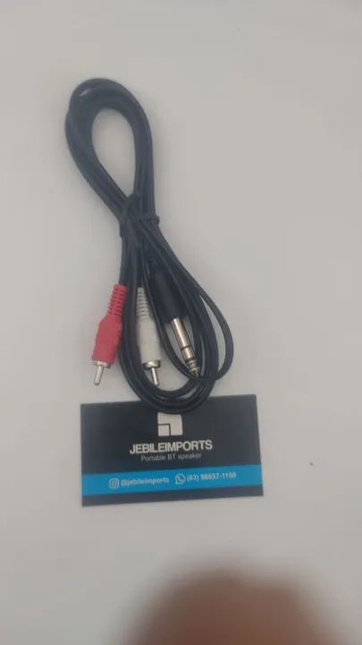 Cabo p10 RCA -frete grátis 