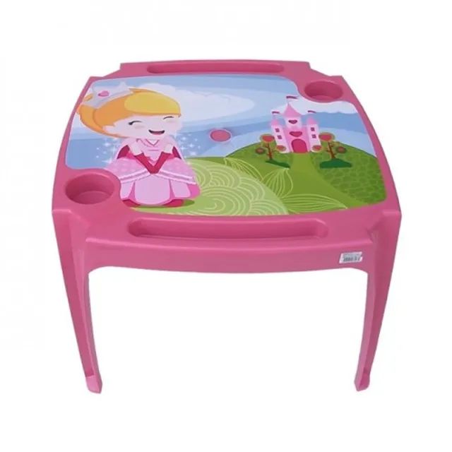 Mesa Infantil Label de Plástico Azul Arqplast 25237 - freitasvarejo