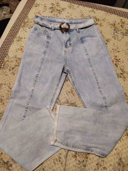 Calça jeans Mom 40