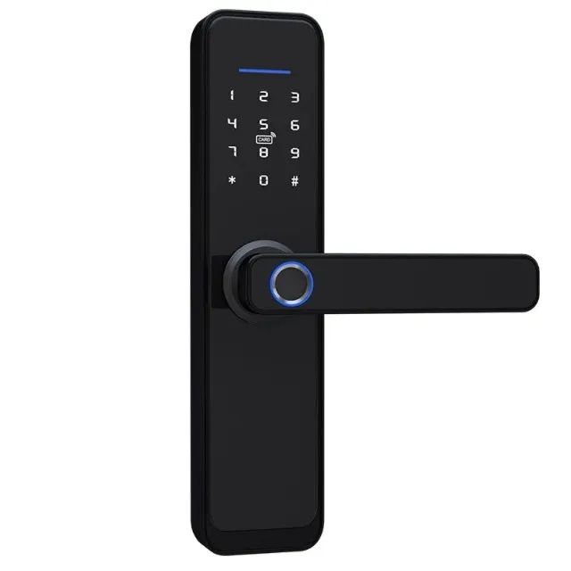 Fechadura Eletrônica Digital Biométrica Wifi Touch Cartão Tag Senha