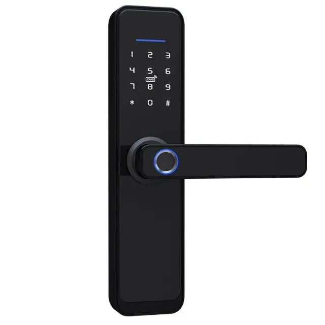 Fechadura Eletrônica Digital Biométrica Wifi Touch Cartão Tag Senha