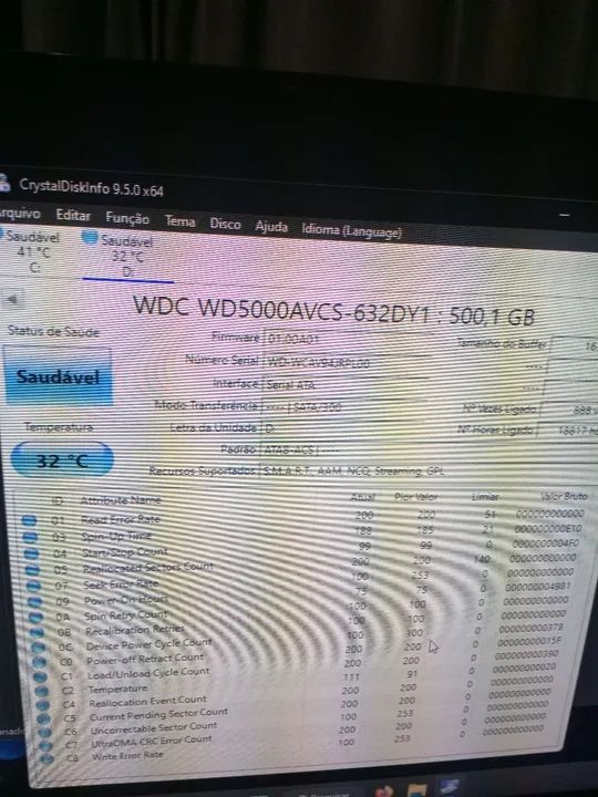 3 HDs de 500 pra Pc os 3 saudáveis funcionando normalmente  - Foto 6