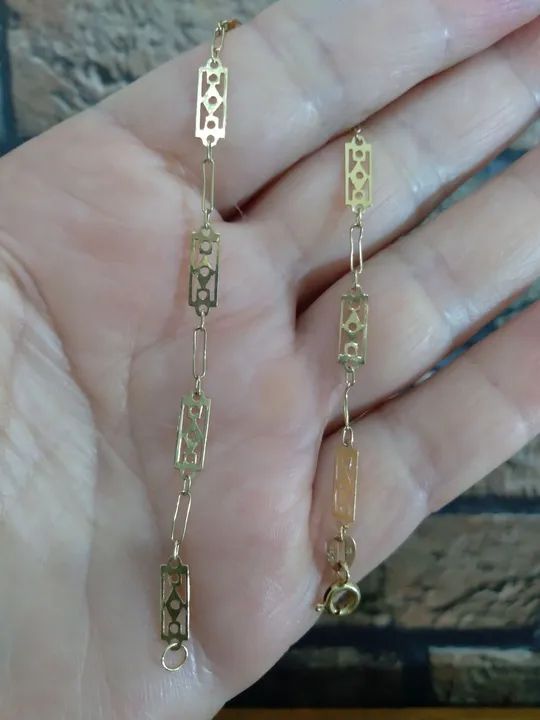 Pulseira de ouro 18k
