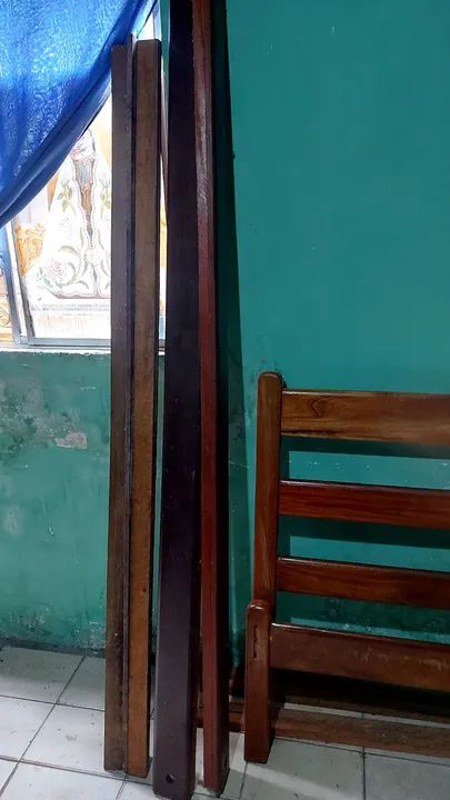 Cama de Madeira Maciça Angelim + Colchão ( Gratis) - Foto 2
