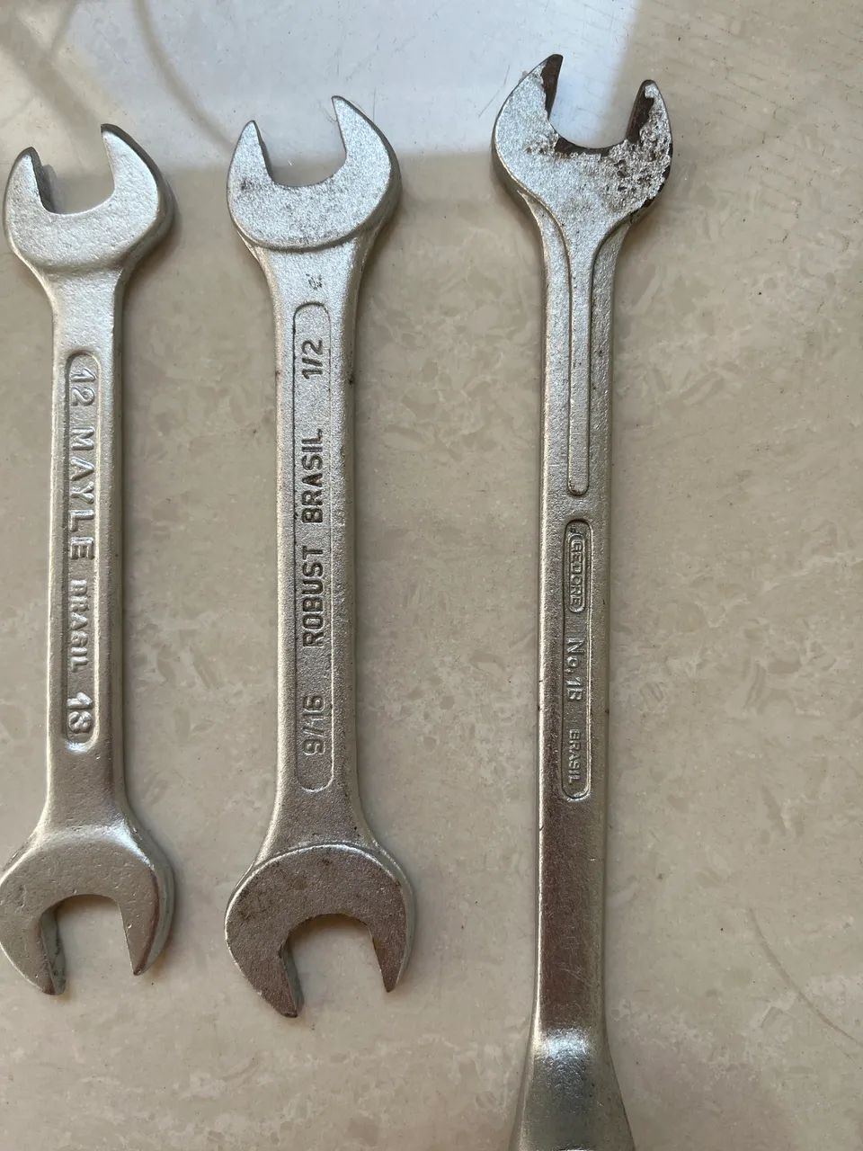 06 chaves ferramentas diversos tamanhos  - Foto 3