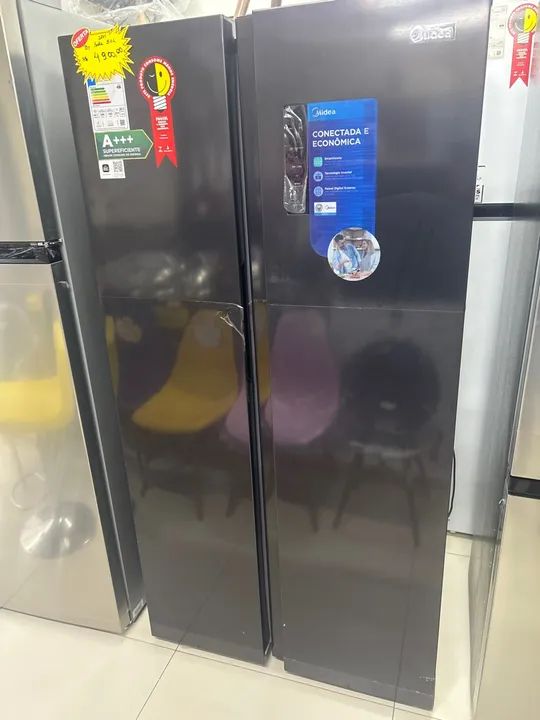 Refrigerador by side novo 511 l só 4200