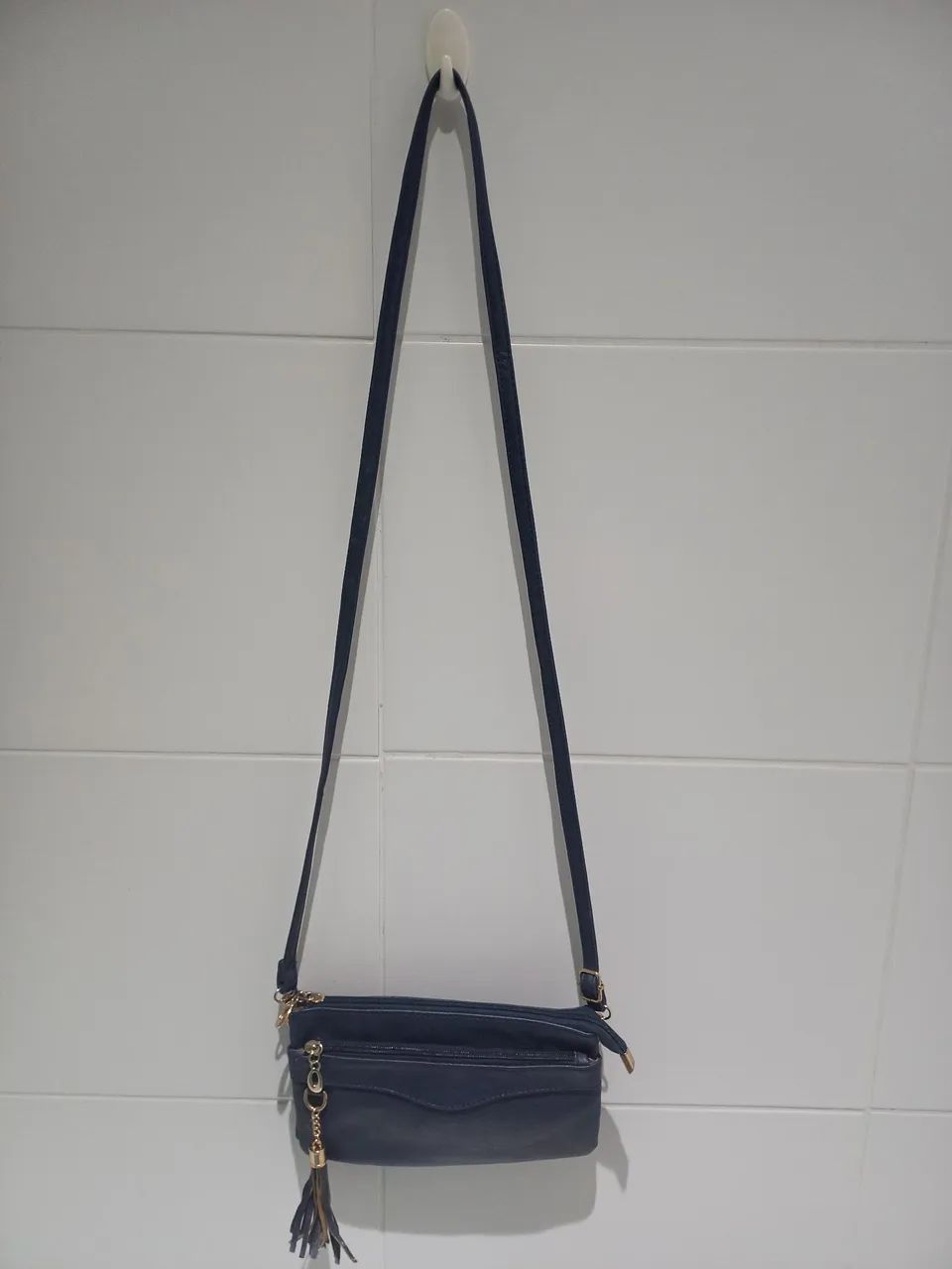 Bolsa de ombro azul - Foto 2